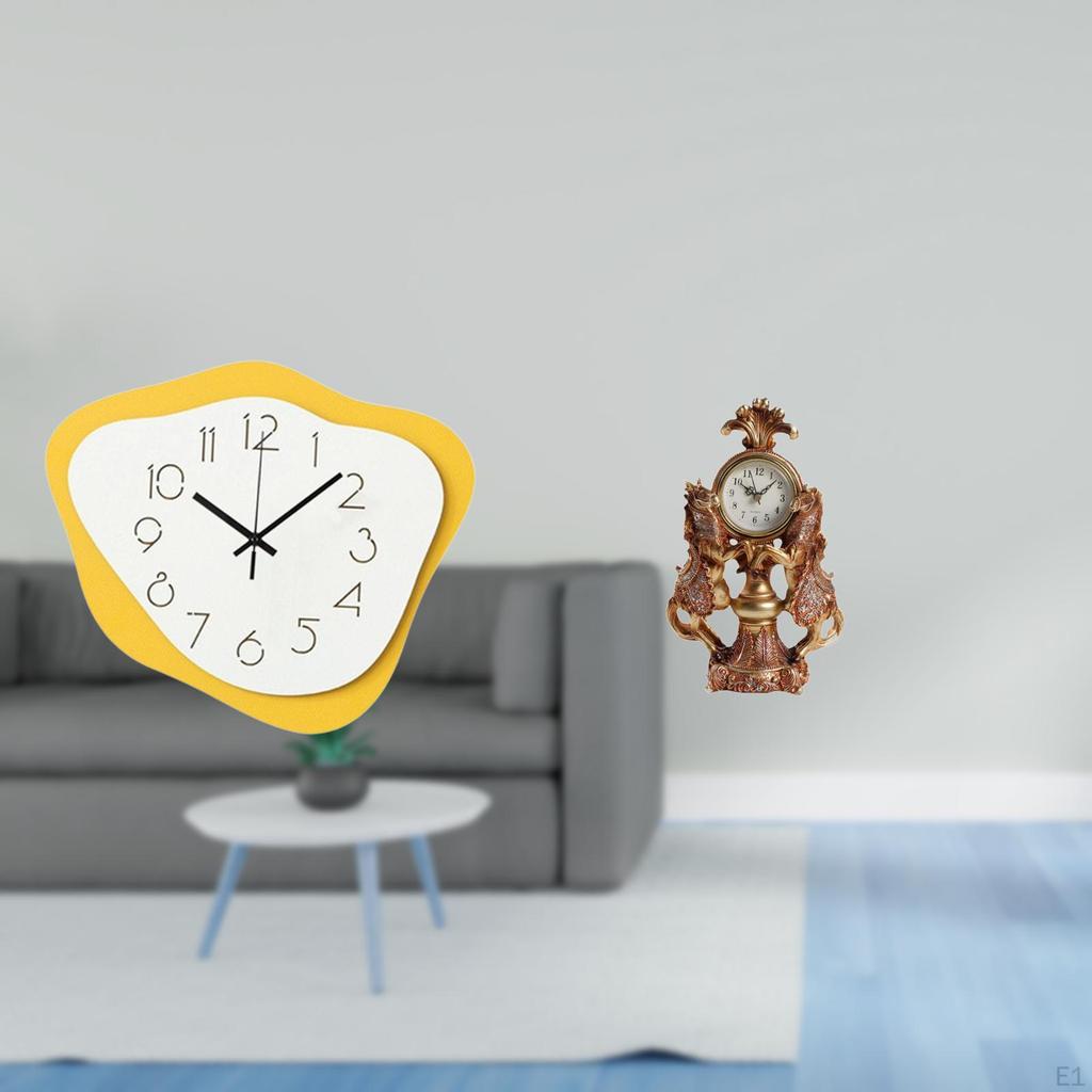 Acrylic Horse Wall Clock Modern Office Ornament Silent Timepiece for Holiday Housewarming Farmhouse