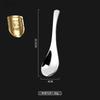 Stainless Steel Chinese Soup Spoons Home Kitchen Deepen Large Capacity Silver Mirror Polished Flatware for Soup Rice Tableware
