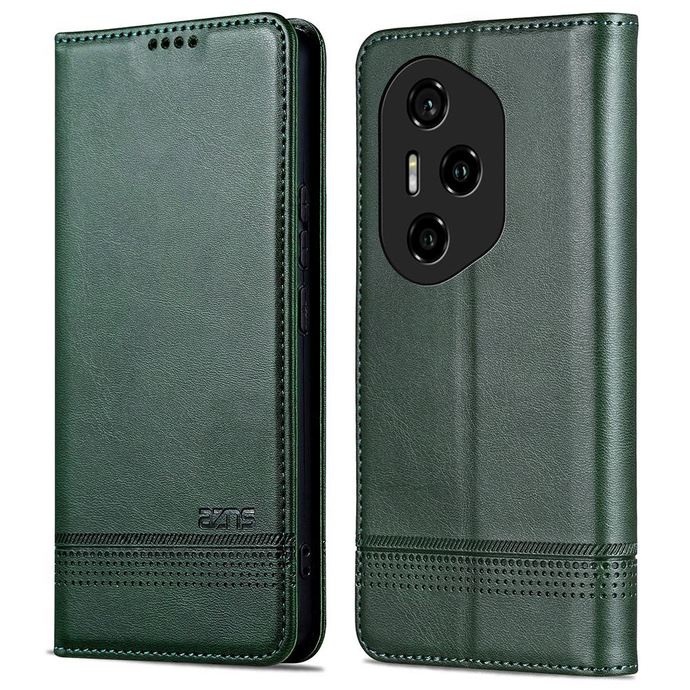 AZNS For Honor 300 Pro Case Cowhide Texture PU Leather Wallet Phone Cover