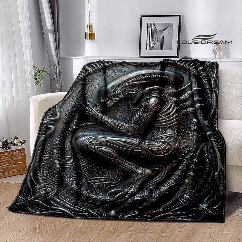 AVP Alien Vs Predator Blanket Picnic Blanket Warm Blankets Outdoor Blanket Home Bed Linings Blankets for Beds Birthday Gift