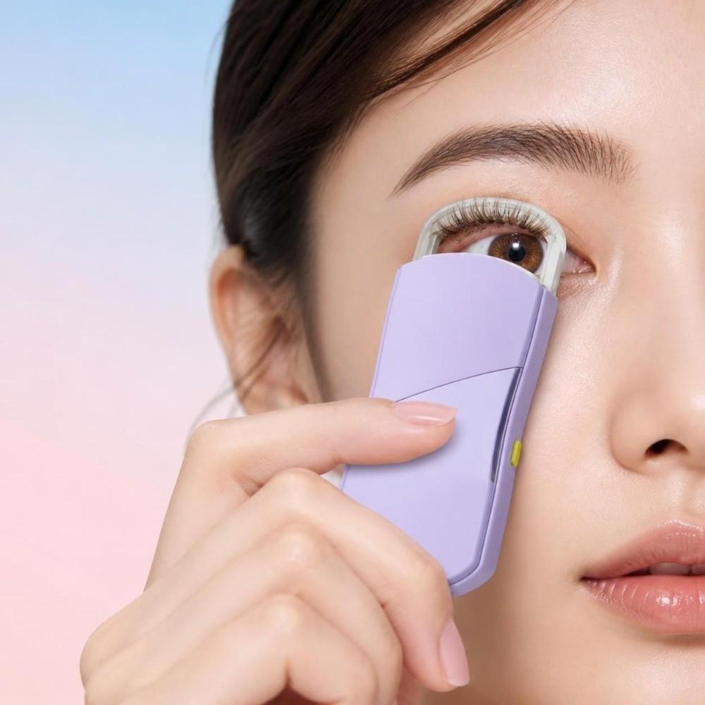 Quick Heating Electric Eyelash Curler Handheld Rechargeable Eyelash Curler  Outing Use