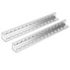 2Pcs Robot Aluminum Beam LShaped 14 Hole Industrial Supplies 12 x 12 x 120mm 3103-0014-0120
