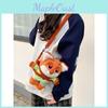 Zootropolis Judy Hopps Nick Wilde Borsa a Spalla Peluche Cartone Animato Per Bambine Con Tracolla Regolabile e Spazio di Archiviazione