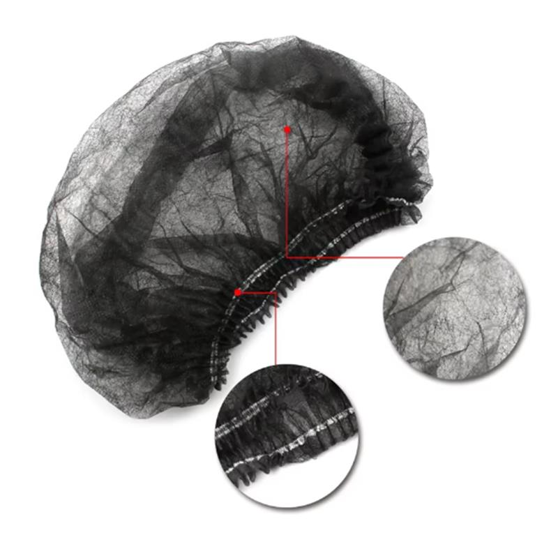 100PCS Microblading Accessories Disposable Hair Net Caps Sterile Hat for Permanent Makeup Eyebrow Tattoo Professional Single Use