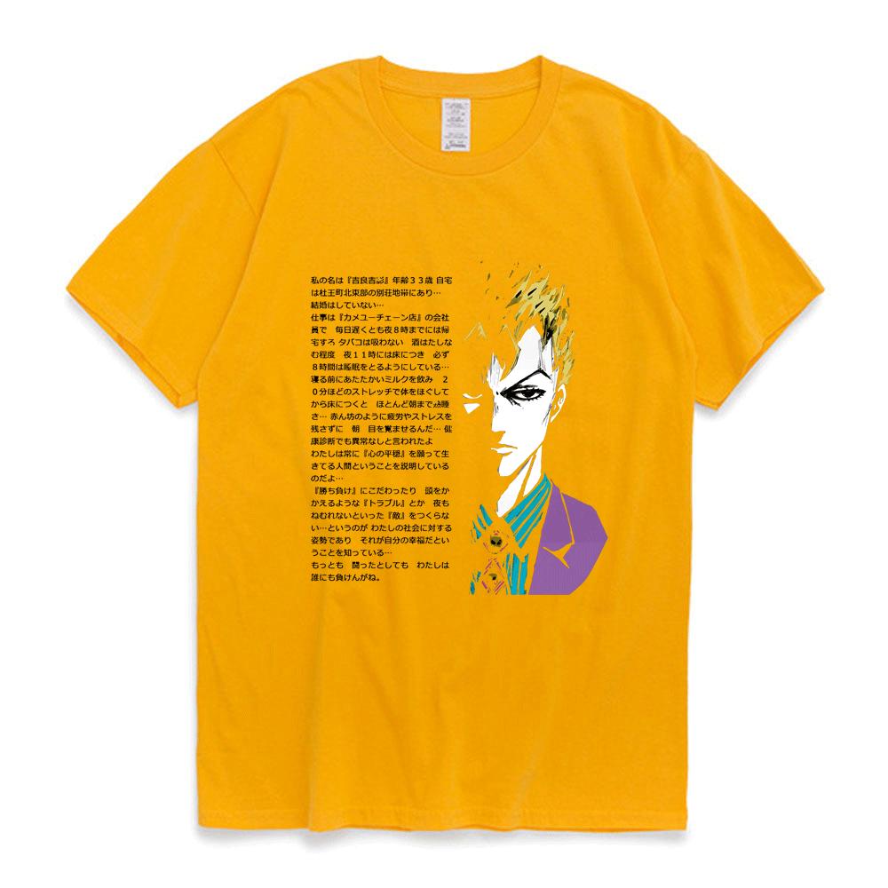 2026 Anime Jojo Bizarre Adventure T Shirt Men Women Short Sleeved Tops Vaporwave Aesthetic Jotaro T-shirt Cotton Kujo Manga Tee Shirt
