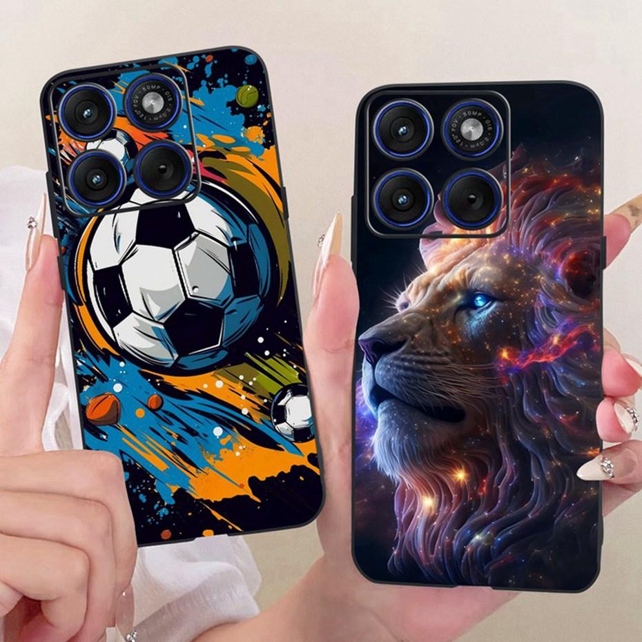 Fashion Cool Case For Motorola Edge 70 / Moto X70 Air 5G Soft Black Silicone TPU Back Cover For Motorola Edge70 Phone Cases