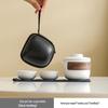 Zhishi Dehua Ceramic Portable Travel Tea Set