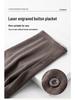 [Extra Warm] Men's Mulberry Silk Wool Thermal Underwear Set for Fall/Winter