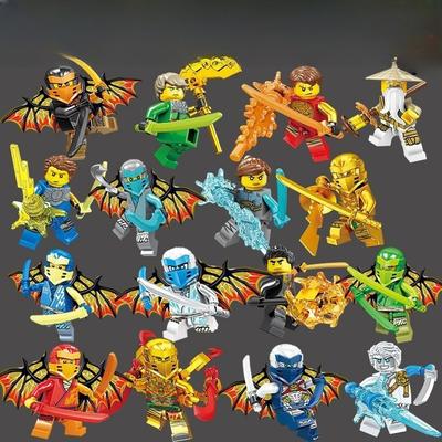 Anime Movie Figures with Wings Dolls Building Blocks Mini Action Figures Bricks Toys Birthday New Year Gifts