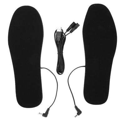 Electric Heated Insoles USB Fast Heating Cuttable Far Infrared Portable Electric Warming Insoles L