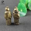 Copper Maitreya Buddha Statue Miniature Figurine Home Decoration Keychains Brass Casting Living Room Desk Feng Shui Decor Craft