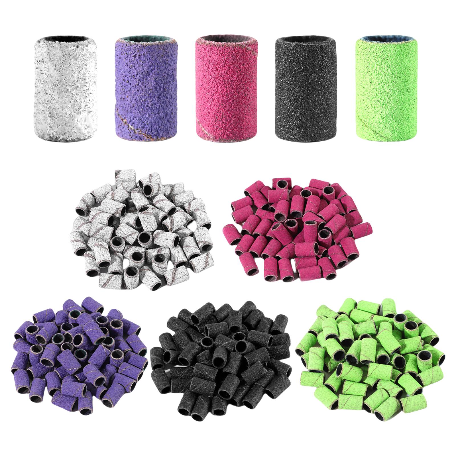 

250 шт./упаковка 80# 120# 150# 180# 240# Шлифовальные ленты для фрезера Шлифовальные ленты для пилочек для ногтей Маникюрные и педикюрные принадлежности