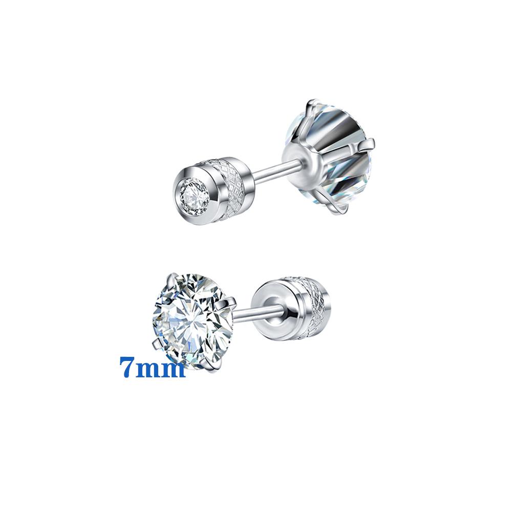 

Серьги с плоской задней частью Гипоаллергенная нержавеющая сталь Пирсинг хряща хеликс Ювелирные изделия Пусеты на винтовой закрутке Чувствительные уши для мужчин женщин