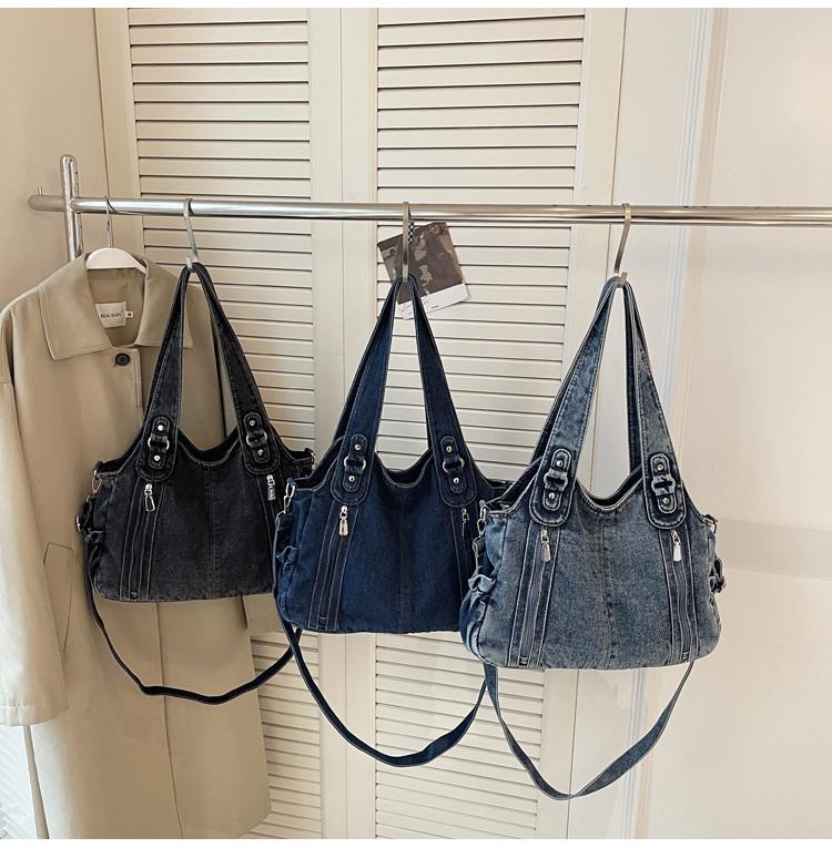 Denim Bag Shoulder Bag Large Capacity Women's Tote Bag Crossbody Bag