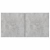 Vidaxl Szafki Wiszące Pod Tv 3 Szt., Szarość Betonu, 60X30X30 Cm