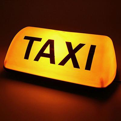 Heißes COB Gelbe Basis 12V Taxi Schild Kabinen Dach Top Topper Auto Schild Lampe