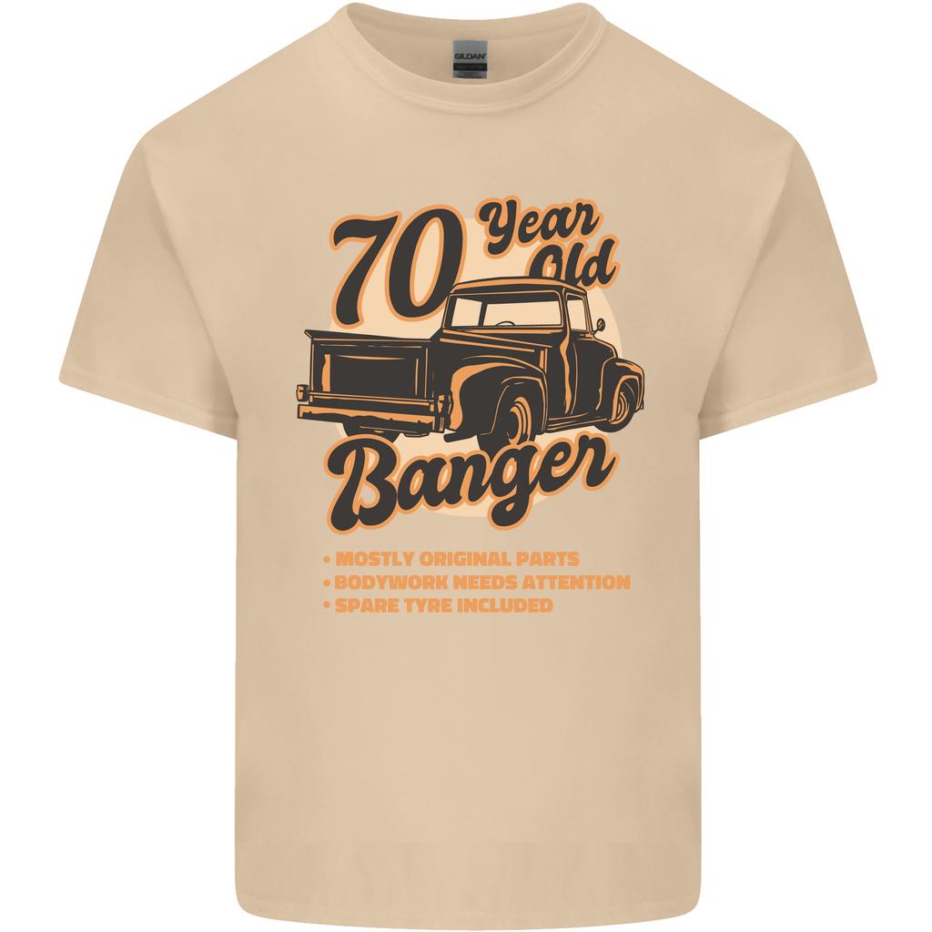 70 Year Old Banger Birthday 70th Year Old Unisexs Light Cotton Tshirt