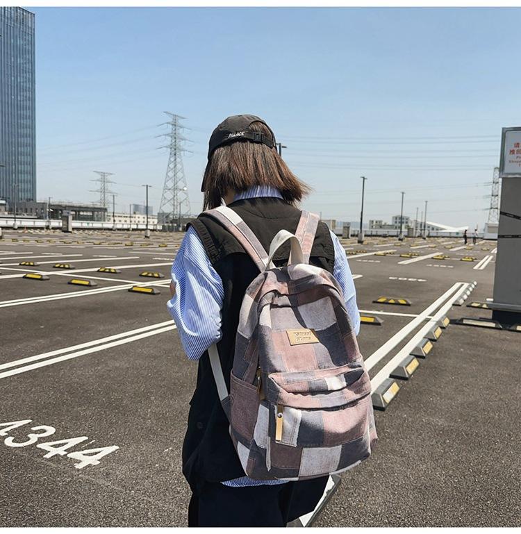 Large-capacity new middle school schoolbag, junior high school backpack, boys' casual versatile college student computer bag, women