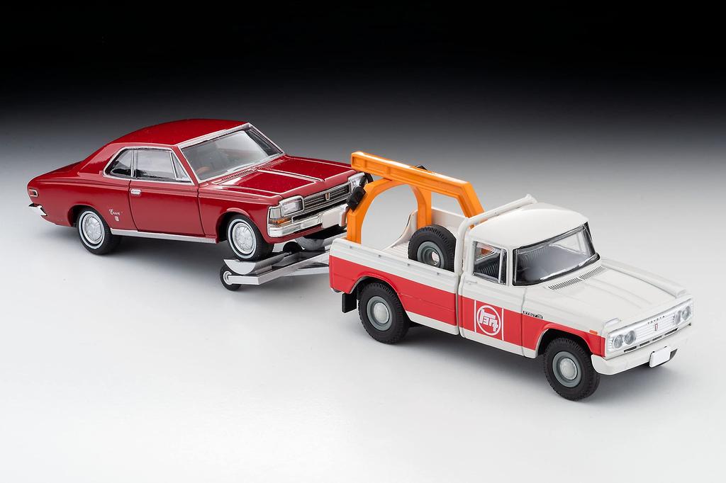 Tomica Limited Vintage 164 Scale LV-188c Toyota Stout Tow Truck (Toyota Service) - Finished Model 321309