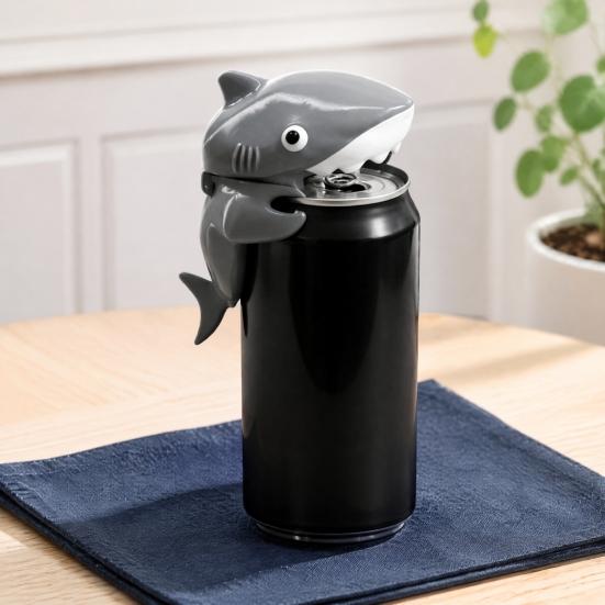 Plastic Drink Coaster Dinosaur Can Cover, Cute Animal Soda Holder for 375ml Cans, Funny Beverage Accessories Stand Desk, Fun Party Home Bar Decor Gift