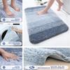 40x60CM Dywanik łazienkowy Miękka mata do stóp Chłonne dywaniki łazienkowe z mikrofibry Antypoślizgowy pluszowy dywanik do mycia i suszenia na drzwiach i podłodze prysznica