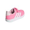 Adidas Breaknet 2.0 Comfortable Lightweight Versatile Fashion Low-Top Skate Shoes Kids Sneakers Pink White Clear-Pink JI1684