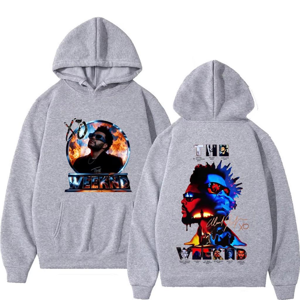Hot Sale Rapper The Weeknd Tour 2026 Print Hoodie Men Women Hip-hop Pullover Long Sleeves Hip Hop Streetwear Oversized Hoodie