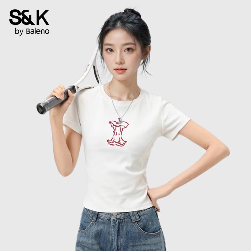 Baleno S&K Women s Red Apple Short Sleeve T-Shirt XL