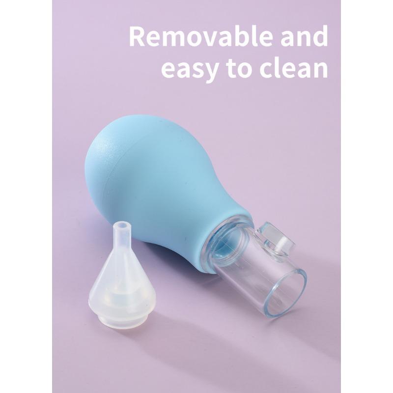1PACK Newborn Baby Nose Suction Device, Cold Nose Cleaner, Baby Anti-reflux Silicone Nose Suction Device
