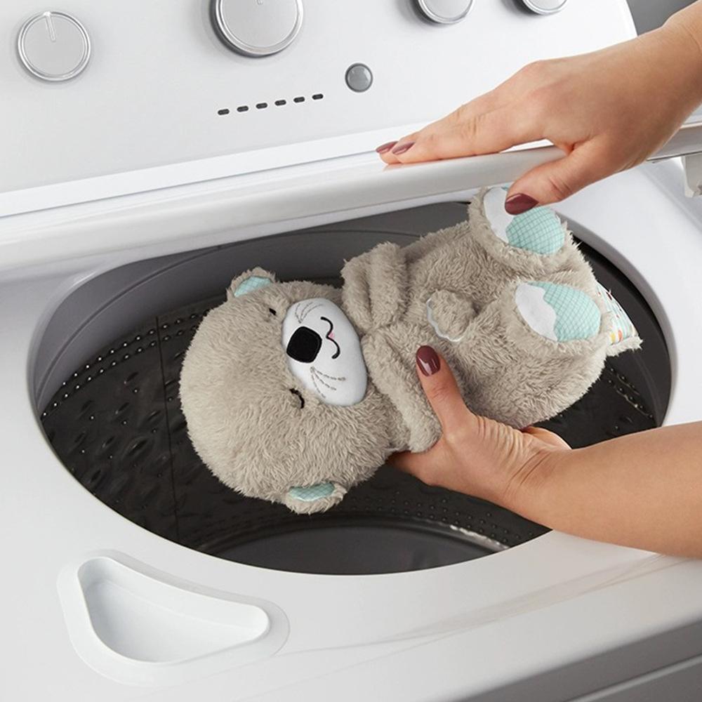 Bebek Nefes Bebek Ayı Su Samuru Peluş Oyuncak Bebek Oyuncak Çocuk Yatıştırıcı Müzik Uyku Arkadaşı Ses Ve Işık Bebek Oyuncak Hediyeleri Yatıştırır