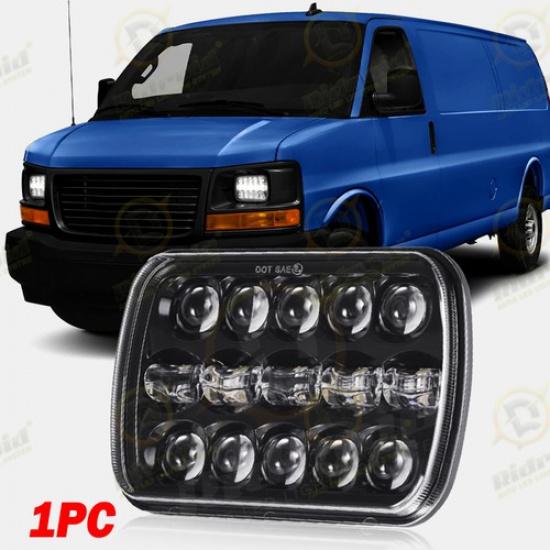 

5x7 7x6 дюймів LED фара ближнього/дальнього світла для GMC Savana 1500 2500 3500 Safari Van