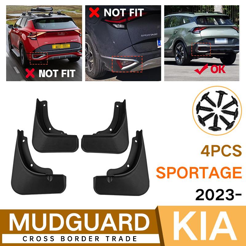 Schmutzfänger für Kia Sportage NQ5 2023 Spritzschutz Schmutzfänger Vorne Hinten Kotflügel Außen Zubehör Autoteile