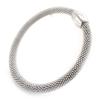 Les Trésors De Lily [J7213] - Silver 'Choreography' Steel Bracelet - 6 Mm
