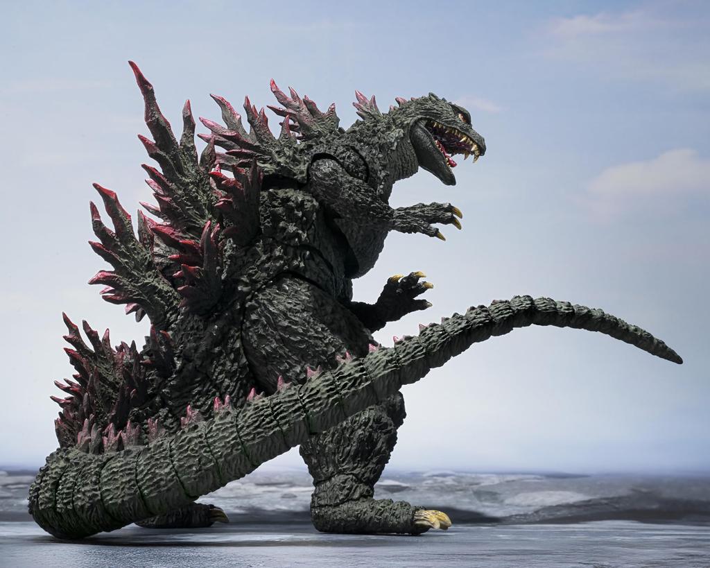 TAMASHII NATIONS MonsterArts Godzilla G Annihilation Strategy Godzilla Omtrent 160mm PVC ABS Malt Bevegelig Figur S.H. vs. Megaguirus (2000)
