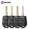 KEYYOU 2/3 Knoppen Auto Sleutel Vervanging Afstandsbediening Sleutelbehuizing Voor BMW E31 E32 E34 E36 E38 E39 E46 Z3 Fob Ongezaagd HU58 HU92 Behuizing