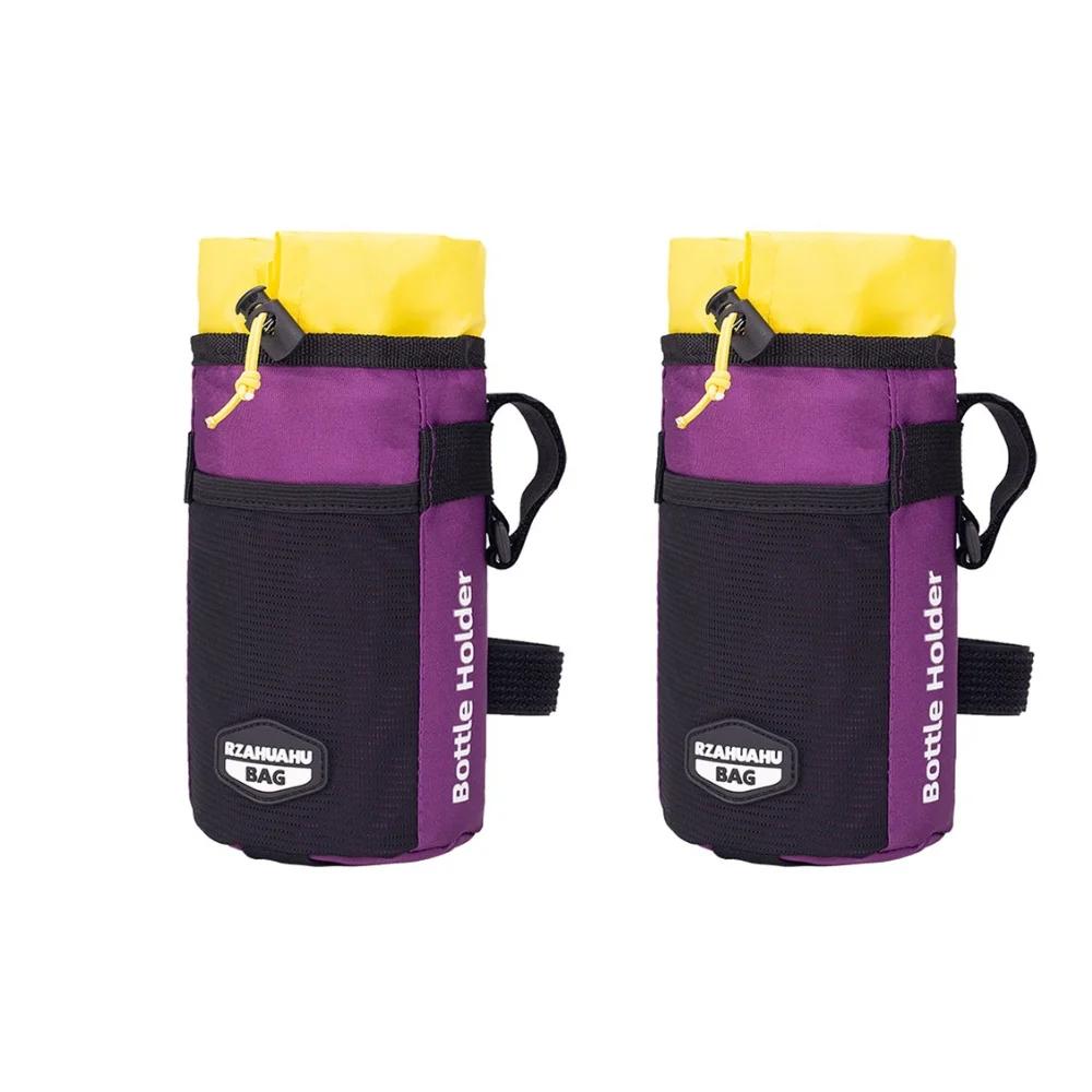 Fahrradtasche Fahrrad Wasserflaschenhalter Tasche Fahrrad Wasserflaschentasche Tragbarer Wasserkocherhalter Reiten Lenker Tasche Zubehör