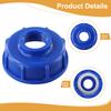 Watering Equipment Tank Adapter 3/4inch Blue Container Cap S60X6(60mm) Tank Adapter IBC Plastic 1pcs High Quality