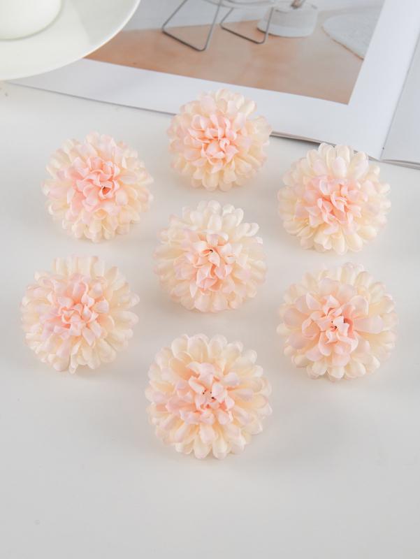 

50/100pcs Artificial Flower Ball Chrysanthemum Valentine Home Room Wedding Wreath Decor Outdoor Yard Bridal Diy Gift Candy Box 50 pcs