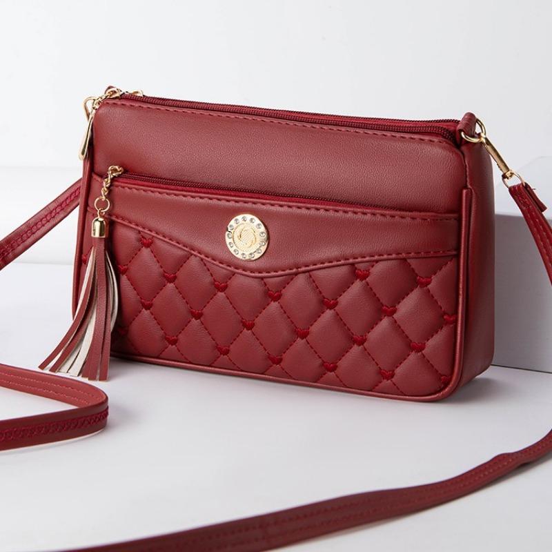 Mom's Messenger Women's Medium and Small Bags, Summer New Women's Bags, Hot-selling Fringed Shoulder Mobile Phone Bags