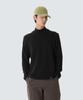 SNOWPEAK APPAREL Ribbed Mock Neck Long Sleeve T-Shirt (S26Fmftl32) Black
