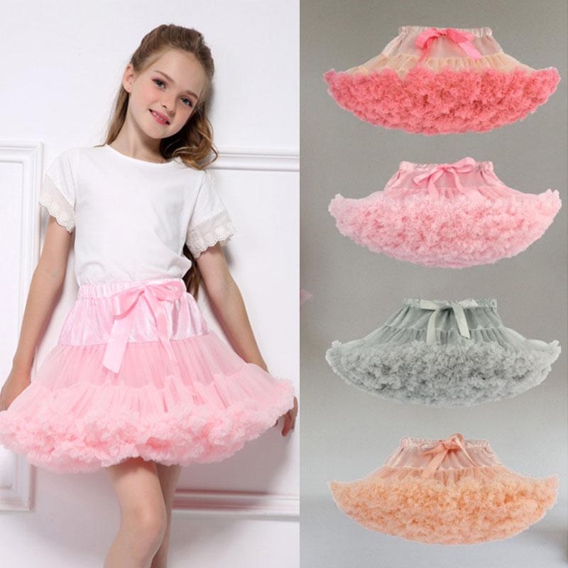 Baby Mädchen Tüllrock Flauschiger Rock Kleinkind Prinzessin Ballett Tanz Tüll Netzrock Kinder Kuchenrock Niedliche Mädchen Kleidung Unterrock Rock