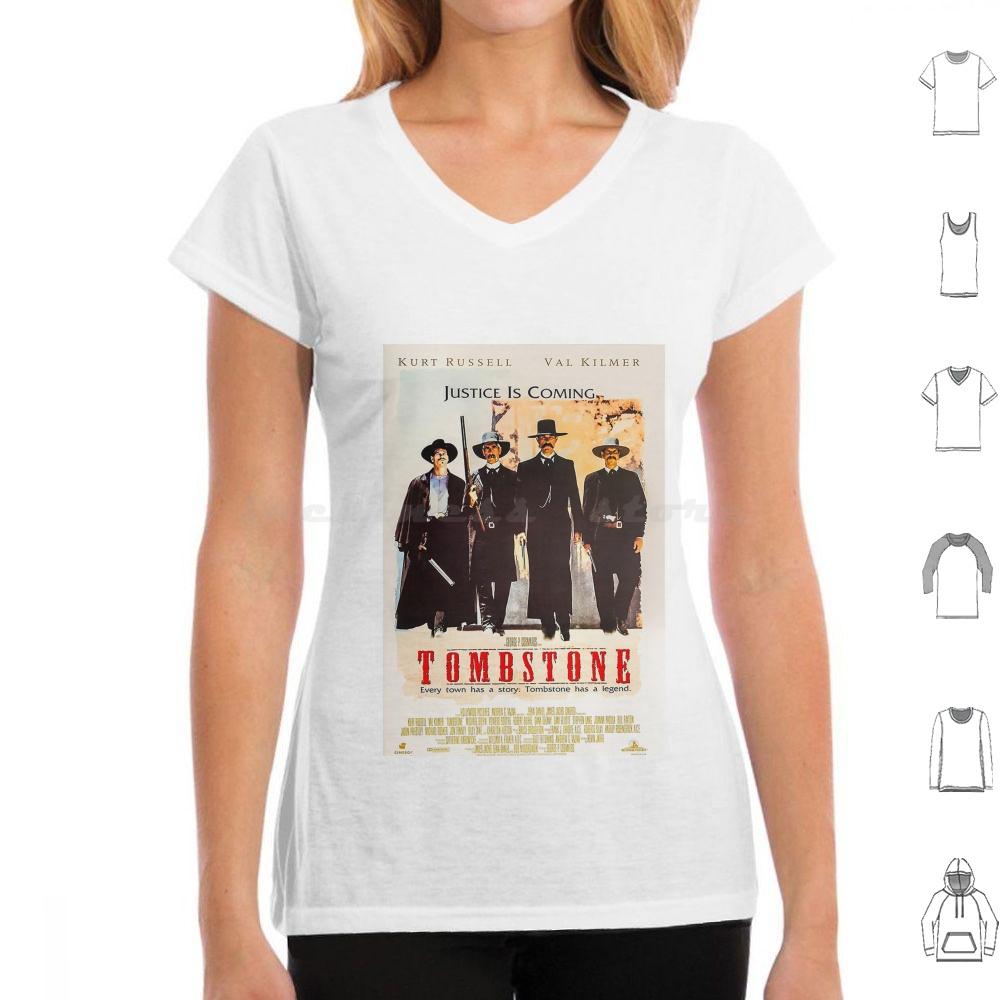 

Tombstone T Shirt Cotton Men Women DIY Print Tombstone Western Movies Nostalgia Vintage Movie Retro 4XL