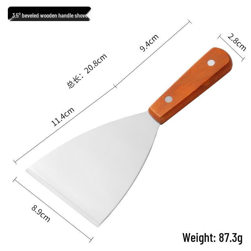 Stainless Steel Spatula Set: Kitchen, Hamburger, Frying, Teppanyaki, and Barbecue Tools