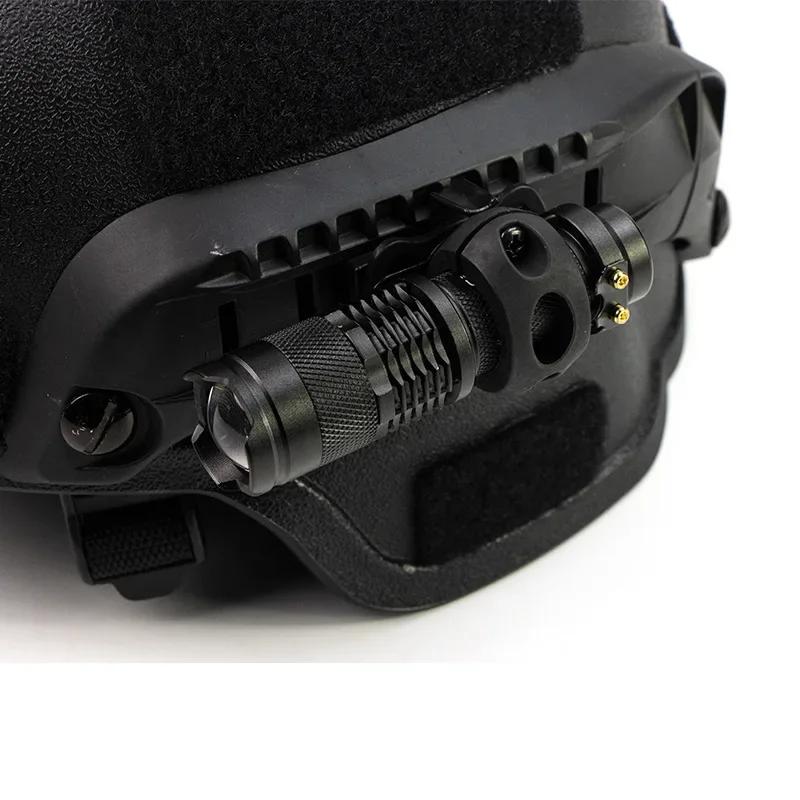 1 Stück 20-24mm Helm Spezielle Beleuchtung Taschenlampe Halterung Taktischer Helm Montageadapter Outdoor-Sport Reiten Schienen Zubehör
