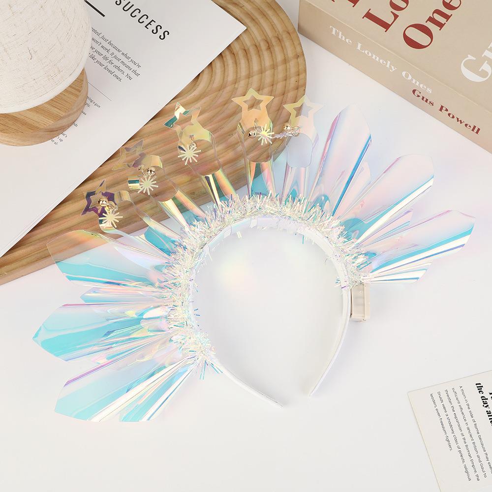 Children's Christmas Sparkle Headband: Festive Stage Prop