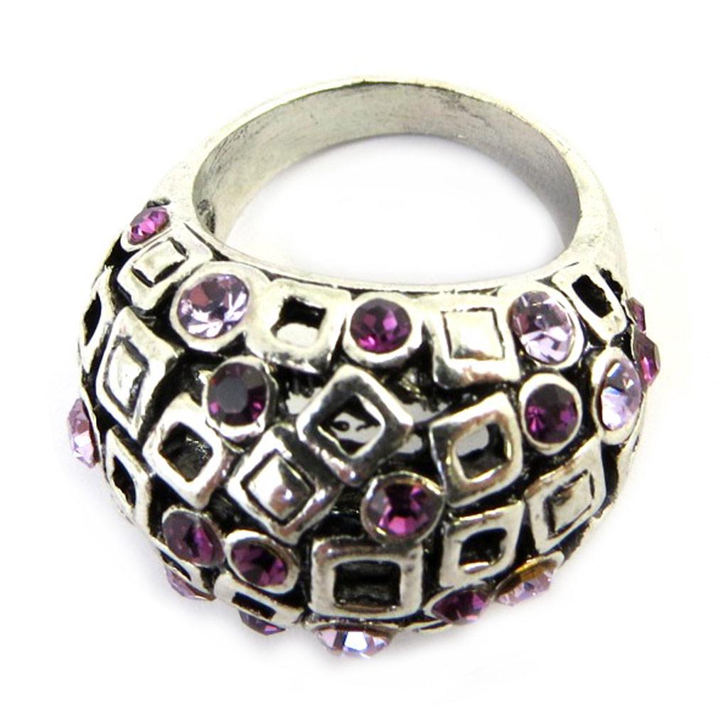 Designer Ring 'Sissi' Purple