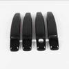 For Vauxhall Opel Holden Astra J  2009-2015 GTC Black Carbon Fibre Car Side Door Handle Cover Trim 2006 2007 2009 2012 2013