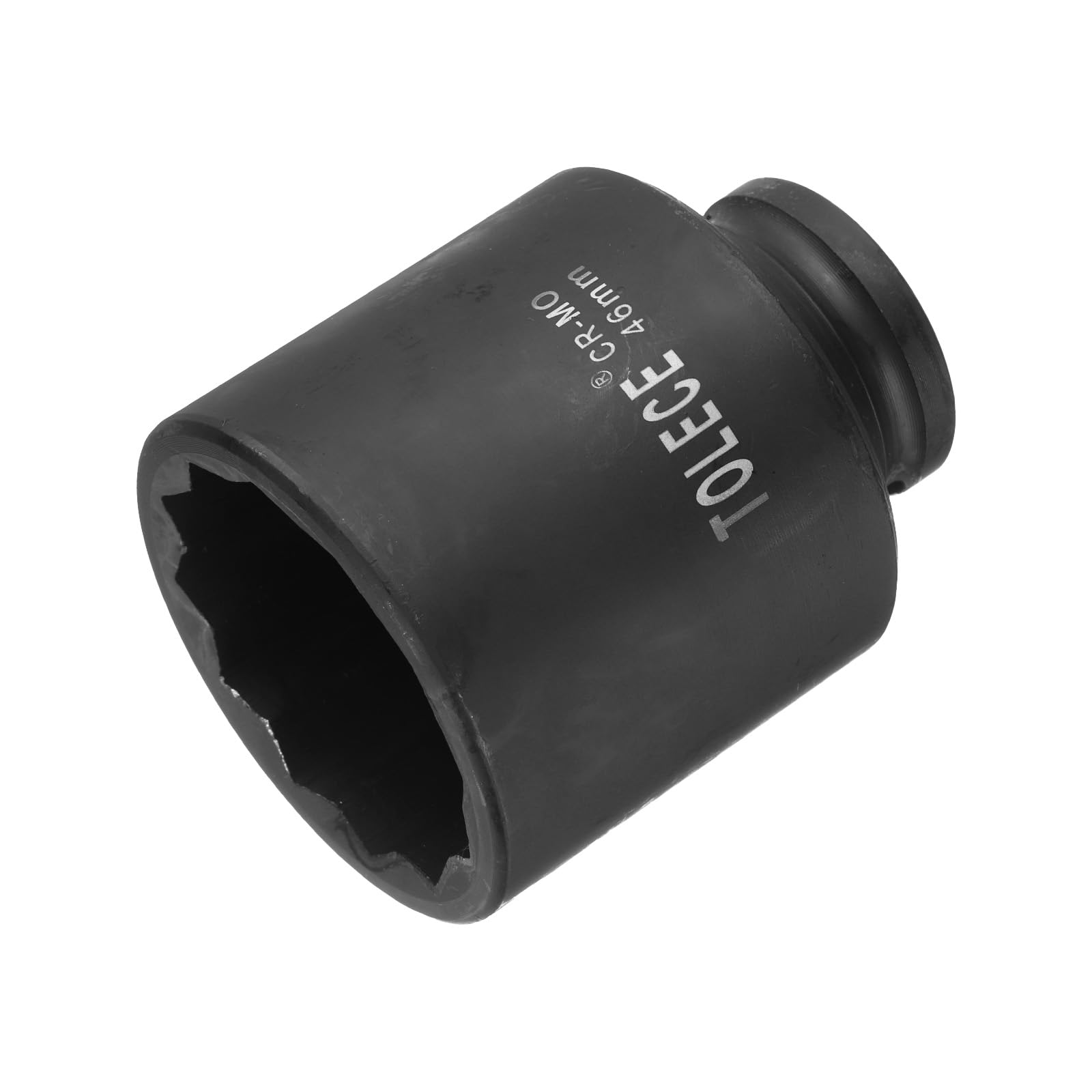 

uxcell Drive 46mm Deep Impact 78mm Metric Size 1/2 12-Point Socket, CR-MO Steel, Long,