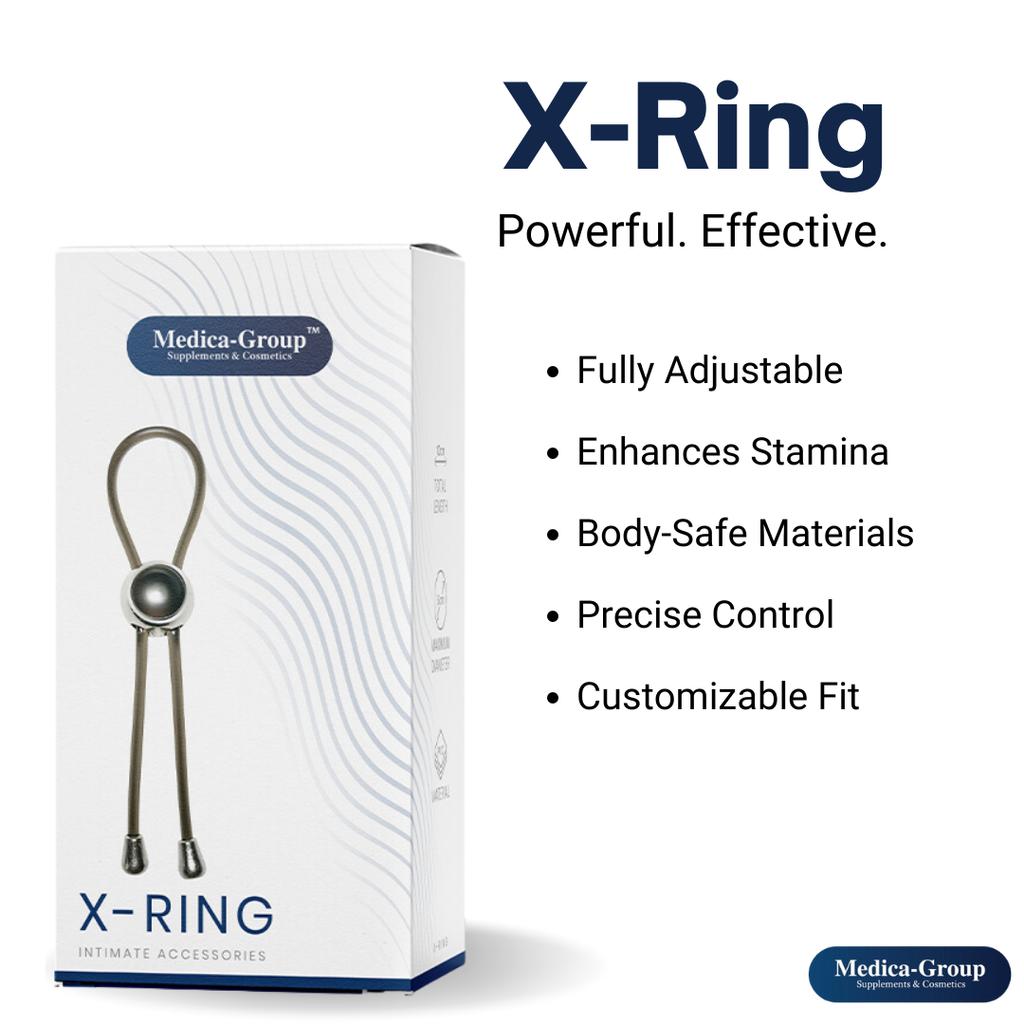 X-Ring by Medica-Group - Adjustable Penis Constriction Band for Enhanced Erections