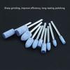 10Pcs Polishing Head Wheel Grinding Stone Bit Set for Electric Rotary Power Tool Marble Jades Craft Projects
